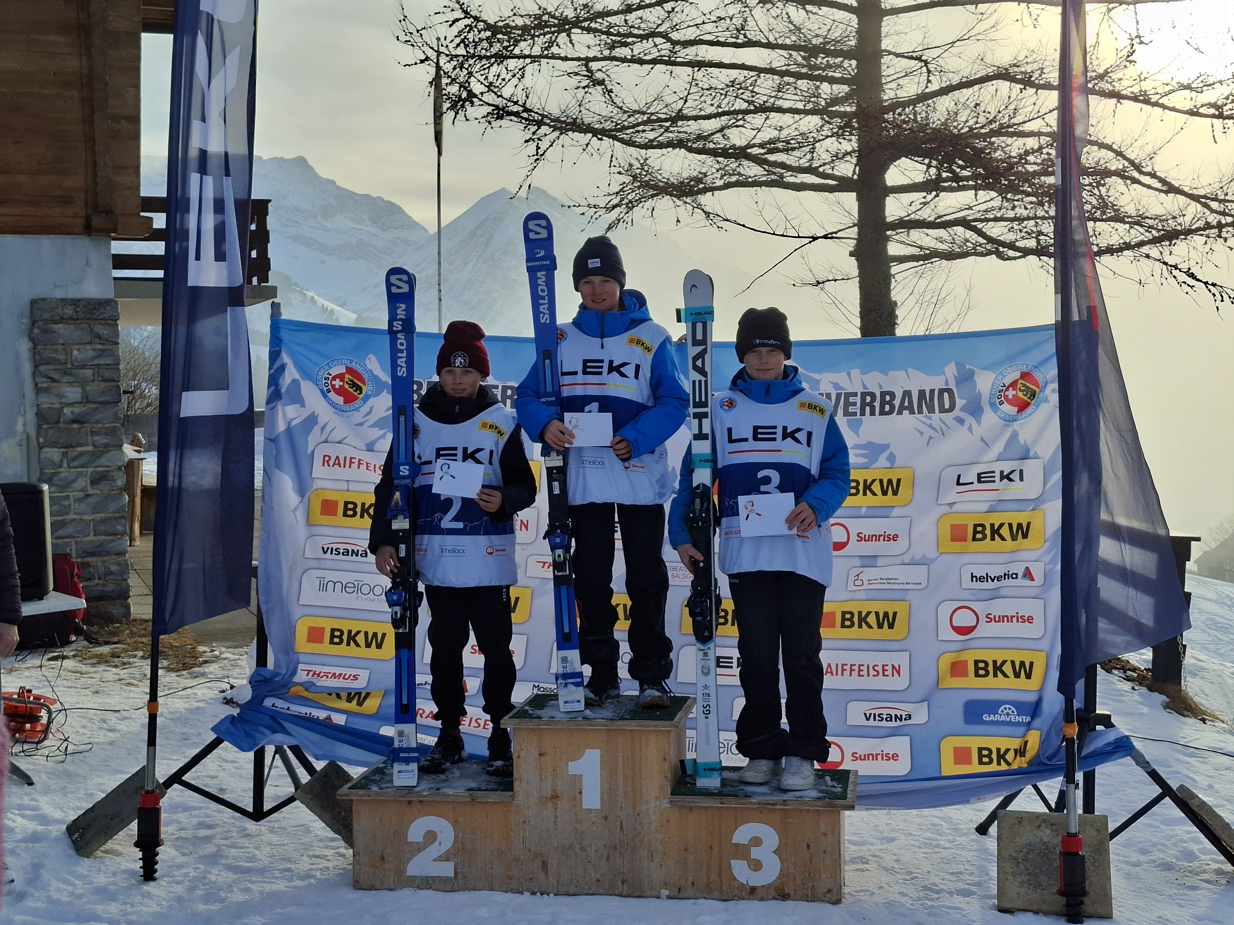 Sieger Gian Hari 3 Rang für Gian Steiner 