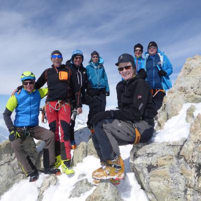 Auf Dem Gipfel Des Mont Blanc De Ceilon